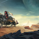 A Starfield ship lands on one of its many planets in search of base building materials.